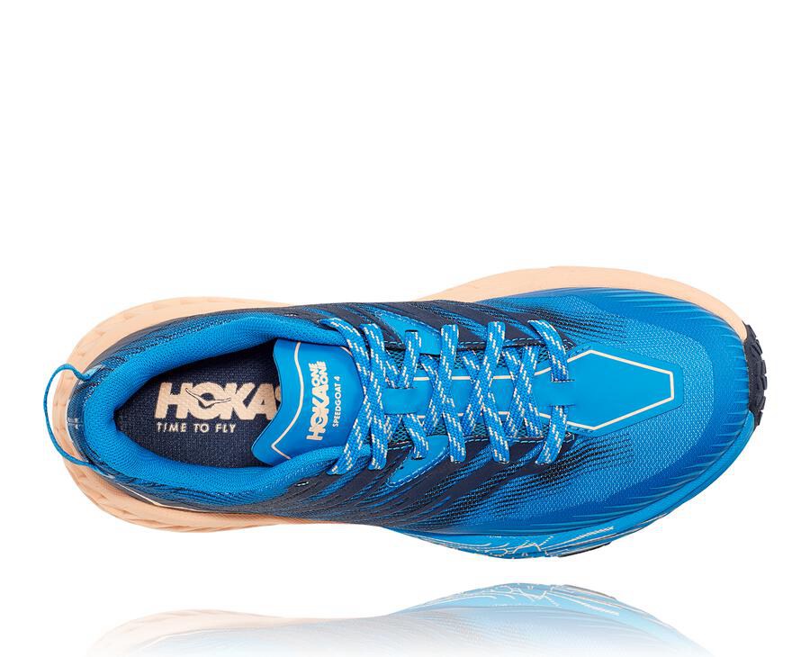 Hoka One One Trailsko Dame - Speedgoat 4 - Blå - 921703BFK